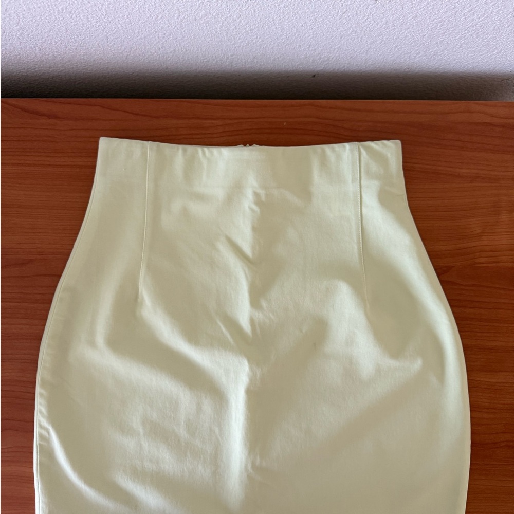Elegant lime  mini  Skirt
